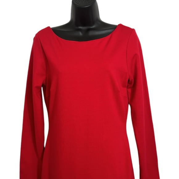 Lulus Dreaming About You Red Long Sleeve Maxi Dress Sz L - Picture 4 of 13